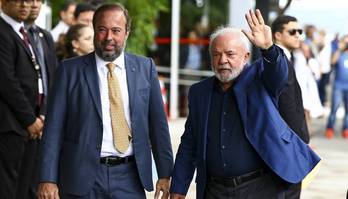 Lula fortalece declaração de Silveira e diz que Brasil vai aderir à Opep＋ (Marcelo Camargo/Agência Brasil - 17.03.23)